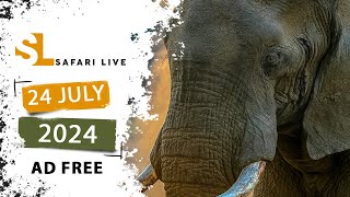 SafariLIVE Sunrise Safari - 24 July 2024 -  AD FREE