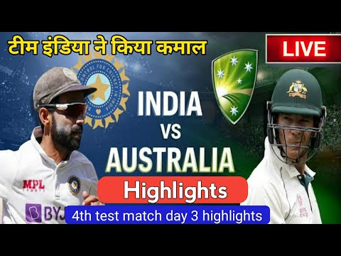 AUS Vs IND 4th Test Match Live Score, India Vs Australia Live Cricket ...