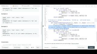 Longest Common Subsequence - Leetcode 1143 - Dynamic Programming Optimized Space - Python