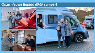 #182 Onze bijna nieuwe Rapido 696F Camper is er eindelijk