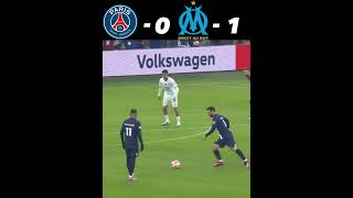 Paris Saint-Germain vs Olympique de Marseille quarter finals of the French Cup 🔥🇫🇷 || #shorts