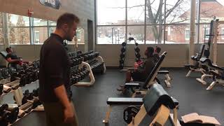 Standing preacher curl