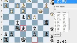 Chess World.net: LIVE Blitz #1558 vs Tiger1957 (2343) - QP counter-gambit (elephant gambit) (C40)