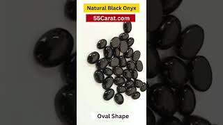 Natural Black Onyx at Wholesale Rate (Rs 15/carat) Fine Quality Oval Shape हकीक Loose Gemstone