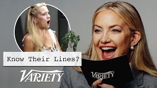 Does Kate Hudson Know Her Lines?