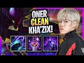 ONER IS SO CLEAN WITH KHA'ZIX! - T1 Oner Plays Kha'zix JUNGLE vs Viego! | Season 2024