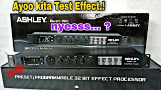 Effect Vocal ASHLEY Reverb1000 199dsp || testing nyessss... ? 199 dsp reverb