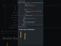 Snake Game Animation HTML and CSS tutorial for beginners 2022 #shorts #coding #codingforbiginners