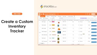 Build a Custom Inventory Tracker | Stackby Use-case