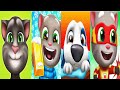 My talking hank vs Talking Tom hero dash vs My talking tom vs My talking tom Gold Run Ep3429