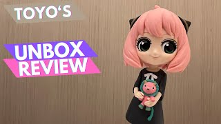 Qposket Spy x Family Anya Forger Unbox Review スパイファミリー アーニャ フォージャー  開封 レビュー