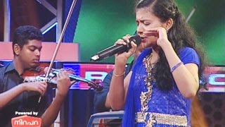 Super Star Junior- 5 | Anjana Singing Thenum vayambum naavil thookum