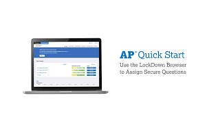 Use the LockDown Browser to Assign Secure Questions