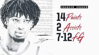 Shaedon Sharpe Highlights (14 points) | Trail Blazers vs Rockets | Oct. 28