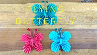 How to make a paper butterfly | Easy origami butterflies for beginners making | Easy Finger Knitting