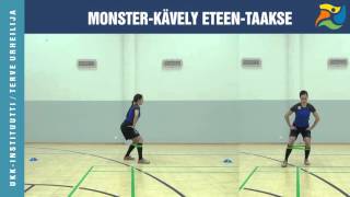 TERVE URHEILIJA Monster-kävely eteen-taakse