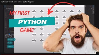 my first python code game #shorts #python #pygame