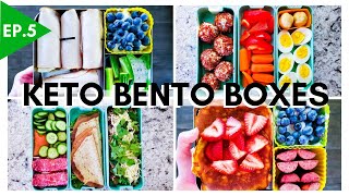 KETO BENTO BOX LUNCH IDEAS [healthy & easy low carb WORK + SCHOOL meal prep for the week!]