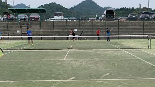 【ライブ配信】茨城国体 ソフトテニス 広島県代表選考会 Bブロック 丸中大明・長江光一（NTT西日本） 対 村田匠・林湧太郎（NTT西日本）