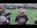 better or worse kirk ferentz evaluates iowa football open scrimmage performance full interview