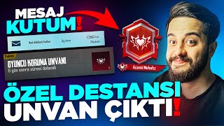 MESAJ KUTUMDAN ÇIKANA BAKIN! (ÖZEL DESTANSI ÜNVAN) YENİ GROZAYI FULLEDİM! PUBG Mobile