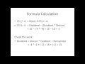 Floor Division and Modulo