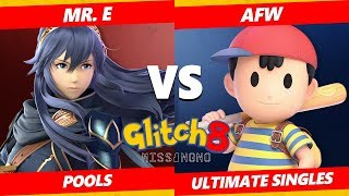 Glitch 8 SSBU - Demise Mr. E (Lucina) Vs. Sinai AFW (Ness, Roy) Smash Ultimate Tournament Pools