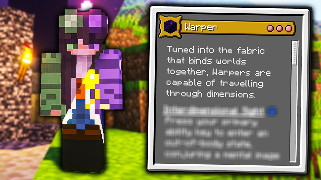 Warper Origin Minecraft Origins Mod Youtube