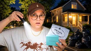 I DUMPSTER DOVE AND FOUND DESIGNER ITEMS! | DAY 34 OF TURNING $5 INTO $10,000!