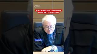 #BREAKING: Justice Michael Lee has ruled Bruce Lehrmann raped Brittany Higgins in Parliament House.