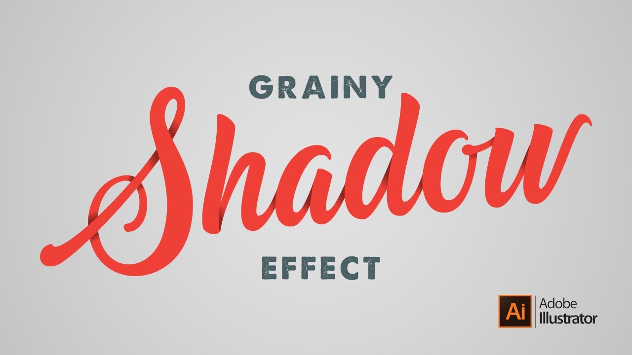 Illustrator Tutorial Grainy Shadow Effect Youtube