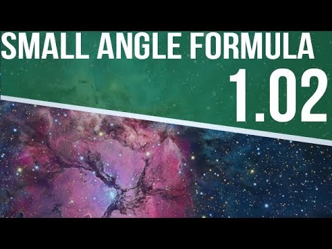 What is the small angle formula used for?