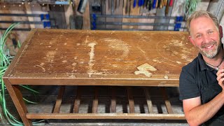 How to restore the finish on a Mid Century Teak Coffee Table - Part One - A step by step guide