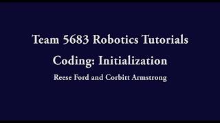 Team 5683 Robotics | Starting a Program FTC Blocks Coding Tutorial