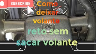 Como acertar volante do caminhão 10160 sem precisar sacar volante é muito fácil