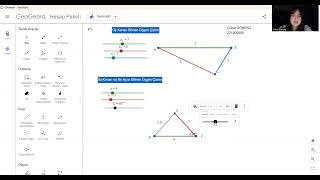 Geogebrada Üçgen Çizme Kurallarıyla Üçgen Çizimi