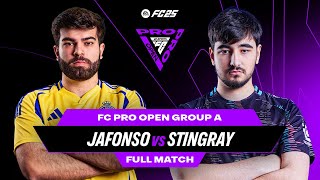 1st v 2nd in Group A! | Jafonso v Stingray | FC Pro Open | Full Match