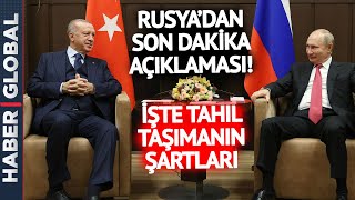 Erdoğan ve Putin Görüşebilir | Rusya'dan Son Dakika Tahıl Anlaşması Açıklaması!
