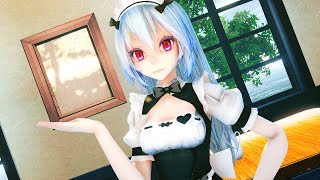 【MMD】Love Cafeteria/恋愛カフェテリア - Maid Miku