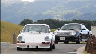 【スーパーカー・ミーティング2013 in 山形】会場入りする二台のポルシェ911【Super Car Meeting 2013 in Yamagata】