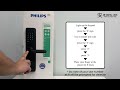 philips easykey 7300 digital door lock user e manual comprehensive guide