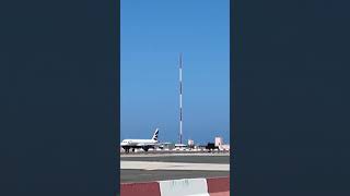 Plane Landing at Gibraltar Airport #gibraltar #airport #landing #britishairways