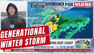 Blizzard Warnings Expand To Over 40 Million Americans As Historic Blizzard Slams the Northeast