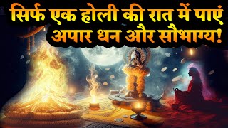 #Holika सिर्फ एक होली की रात में पाएं अपार धन और सौभाग्य! #divyayogaashram