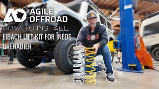 Installing Eibach Lift Kit on the INEOS Grenadier | Agile Offroad Tutorial