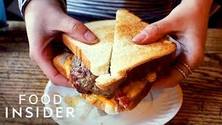 How The World’s First Burger Was Made At Louis’ Lunch | Legendary Eats