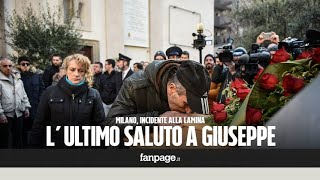 L'abbraccio di Milano all'operaio morto alla \