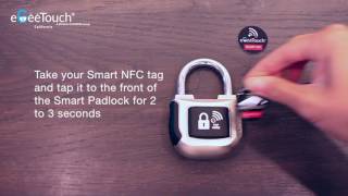 eGeeTouch - Unlocking with NFC Smart Tags  - Smart Padlock 2nd Gen