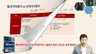 [제이씨이너스] 📢 기업가치평가의 절대가치평가(현금흐름할인) vs 상대가치평가(시장접근법) ⭐ 엄인수 CFA의 “기업가치평가와 기업분석 온라인 강의\