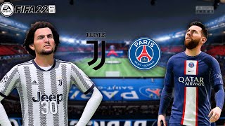 FIFA 22 - PSG vs. Juventus - UEFA Champions League 22/23 Group Stage Full Match Gameplay